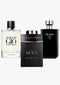 3 Parfums Bvlgari In Black, Giorgio Armani Acqua Di Gio, L'Homme Prada Intense