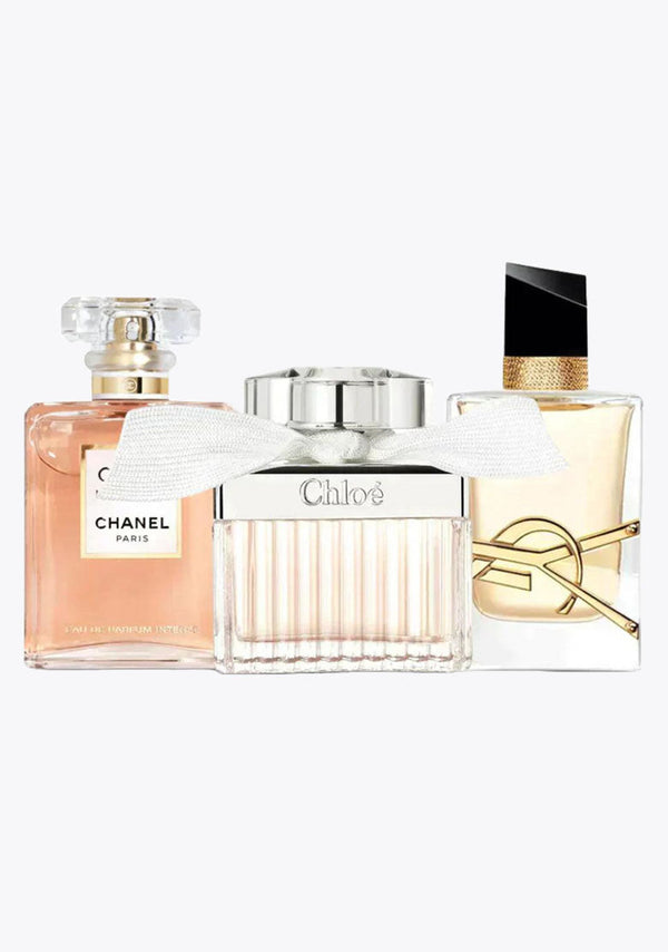 3 Parfums Chanel COCO MADEMOISELLE, Yves Saint Laurent LIBRE, CHLOÉ