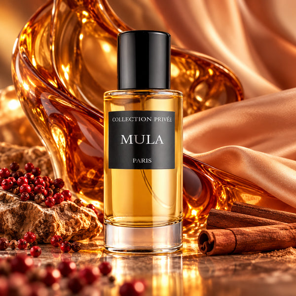 PARFUM MULA - COLLECTION PRIVÉE — composition publicitaire 1