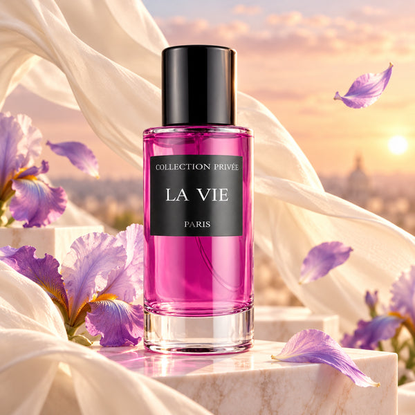 PARFUM LA VIE - COLLECTION PRIVÉE — composition publicitaire 1