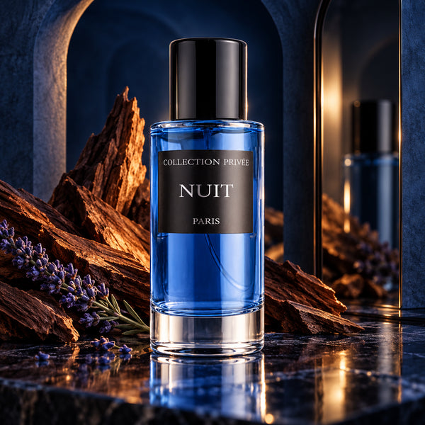 PARFUM NUIT - COLLECTION PRIVÉE — composition publicitaire 1