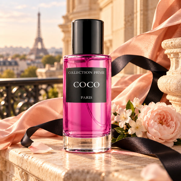 PARFUM COCO - COLLECTION PRIVÉE — composition publicitaire 1