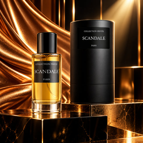 PARFUM SCANDALE - COLLECTION PRIVÉE — composition publicitaire 2