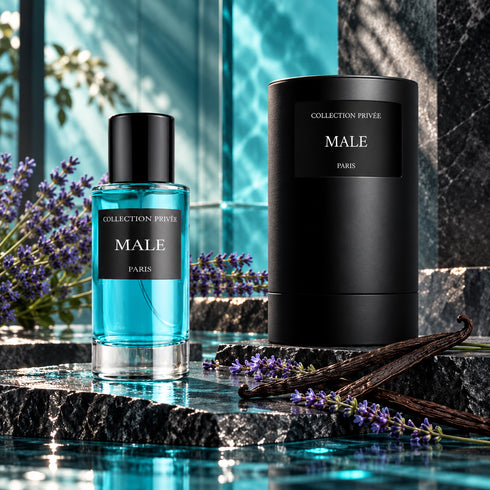 PARFUM MALE - COLLECTION PRIVÉE — composition publicitaire 2