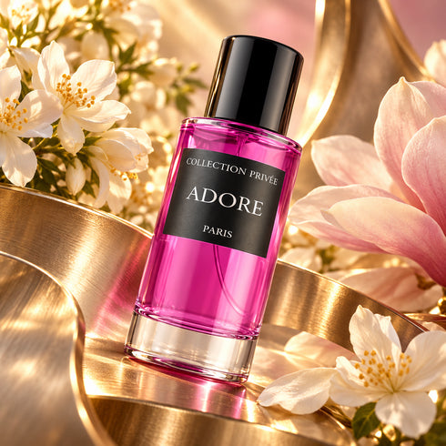 PARFUM ADORE - COLLECTION PRIVÉE — composition publicitaire 3