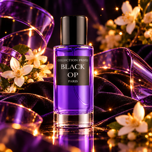 PARFUM BLACK OP - COLLECTION PRIVÉE — composition publicitaire 1