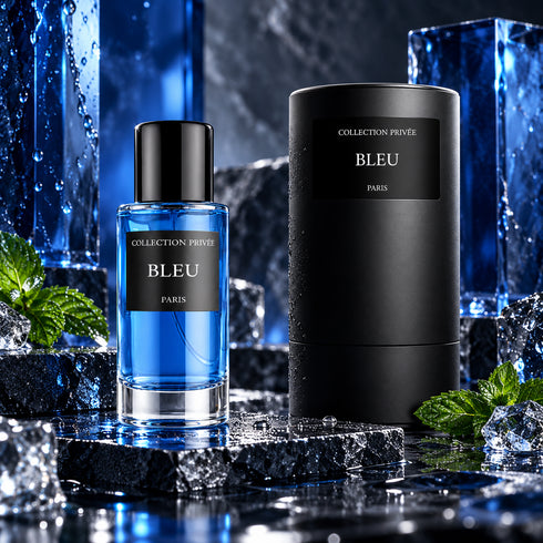PARFUM BLEU - COLLECTION PRIVÉE — composition publicitaire 2
