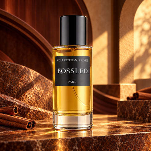 PARFUM BOSSLED - COLLECTION PRIVÉE — composition publicitaire 1