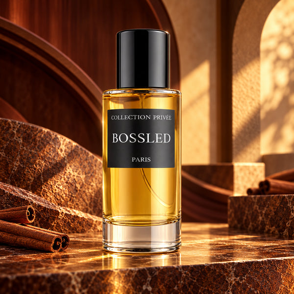 PARFUM BOSSLED - COLLECTION PRIVÉE — composition publicitaire 1